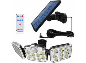 9334712906376 - IP65 wasserdichter 138-LED-Solarfluter für den Außenbereich mit ferngesteuerter verstellbarer Lampenfassung 9334712906376 - IP65 wasserdichter 138-LED-Solarfluter für den Außenbereich mit ferngesteuerter verstellbarer Lampenfassung