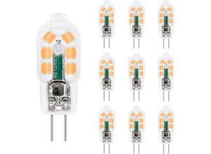 9335886295570 - G4 LED-Glühbirne 2 W 12 V Warmweiß 200 lm Bi-Pin G4 10 W-20 W Halogenäquivalent G4 LED 12 V für Küchenhaube Schrank Camping nicht dimmbar