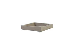 9336579012603 - Eting - Gift Company Tablett Spa s quadratisch Serviertablett Dekotablett mdf Sandstone 19 x 19 cm 77848