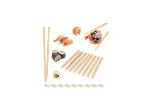 9336579014102 - Eting - 50 Paar asia deluxe Essstäbchen wiederverwendbare Stäbchen Chopsticks Set rutschfest 24 cm Bambus natur