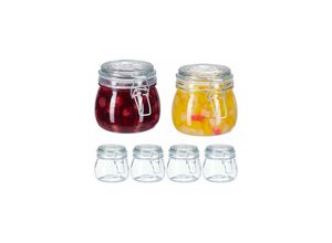 9336579014140 - Eting - Einmachgläser 6er Set 500 ml mit Drahtbügelverschluss Einkochen & Aufbewahren Vorratsgläser transparent