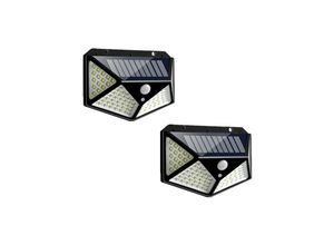 9339272505694 - Highsam - Solarlampen 100LED IP65 Wasserdicht Outdoor - 2er Pack