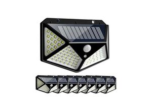 9339272880890 - Highsam - Solarlampen 100LED IP65 Wasserdicht Outdoor - 8er Pack