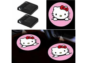 9339652279429 - Autotür-Projektorlichter für Hello Kitty universelle kabellose Autotür-Schattenlichter Willkommens-Innenbeleuchtung