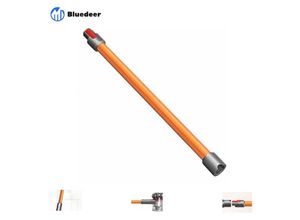 9344510840062 - Bluedeer - Ersatz-Verlängerungsrohr für Dyson V11 V10 V7 V8 Akku-Staubsauger Aluminium-Verlängerungsrohr ausziehbarer Stab (Orange)