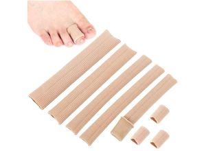 9344510862736 - Bluedeer - 5 Stück Zehenschutz Schneidbar Silikon Zehenschutz Toe Cushion Tube Schlauchbandage Gel Fingerbandage Fingerschutz Gel Zehenpolster für