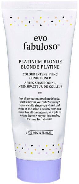 9349769021866 - Hair Fabuloso Platinum Blonde Colour Intensifying Conditioner 220 ml