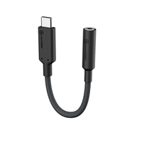 9350784019394 - ALOGIC ELPC35A-BK Handykabel Schwarz 01 m USB-C 35 mm