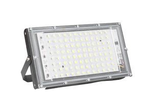 9351729927088 - LYCXAMES - Superhelles 100-W-LED-Flutlicht 10000 hell 120° Abstrahlwinkel kühles Weiß wasserdicht IP66 220–240 V geeignet für Innenhöfe und