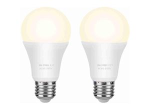 9351729927682 - Lycxames - LED-Glühbirne E26 E27 9 w entspricht 60 w Halogen warmweiß 2700 k 600 lm Standard-LED-Glühbirne für die Heimbeleuchtung (2 Stück)