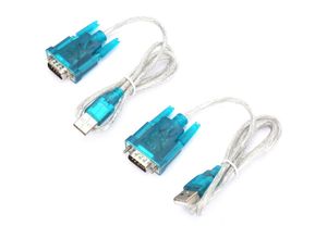 9351729928399 - Lycxames - Computer-Datenkabel 2 Stück Hl-340 USB-zu-RS232-Kabel 9-poliger serieller Port-Adapter serielles Kabel geeignet für