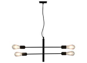 9351729930514 - Minkurow - Deckenlampe mit Glühlampen 2 w schwarz E27