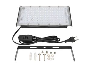 9351729933614 - Minkurow - Led Plant Grow Light 200w Fülllicht für Gartensämling Ip65 Wasserdicht 180 - 240v(Rosa Licht)