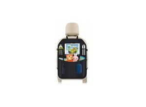 9351729951236 - 1 2 Stück Auto Rückenlehnenschutz Auto Rücksitz Organizer für Kinder Wasserdicht Autositzschoner mit Touch Screen Tablet Halter und Große