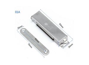 9351729953889 - MINKUROW Leistungsstarker Schranktürmagnet mit Schrauben 6 Stück Schrankmagnetverschlüsse Leistungsstarker Türmagnet Edelstahl Schwerlastschrank