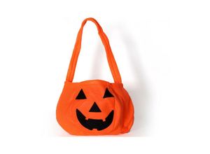 9351729955500 - Halloween-Süßigkeitstüten 12 Stück Halloween-Kürbistüten Vlies-Süßigkeitstüten Süßes oder Saures Geschenktüten für Halloween-Partyzubehör