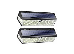 9351729962508 - Rhafayre - 418 led Solarleuchten Outdoor 3500LM 4400mAh Leistungsstarke Beleuchtung mit USB-Aufladung Bewegungssensor Solarleuchten Scheinwerfer