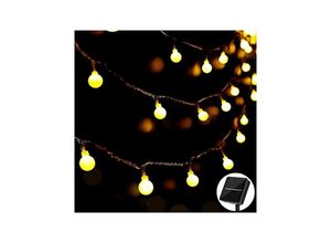 9351729962621 - Rhafayre - 60 led Solar Lichterketten Outdoor 8m 27FT led Lichterketten 8 Modi Wasserdichte Solarbeleuchtung für Garten Party Weihnachten