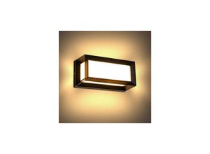 9351729966025 - Rhafayre - 18W led Wandleuchte Warmweiß 3000K Moderne Außenwandleuchte für Garten Bad Balkon Korridor Treppenhaus Außenwandbeleuchtung