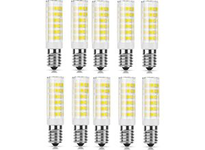 9351729986962 - Minkurow - LED-Glühbirne aber 75 LED-Perlen für jedes E14 9 w 220-240 v Kaltweiß 6000 k nicht dimmbar für Innenbeleuchtung