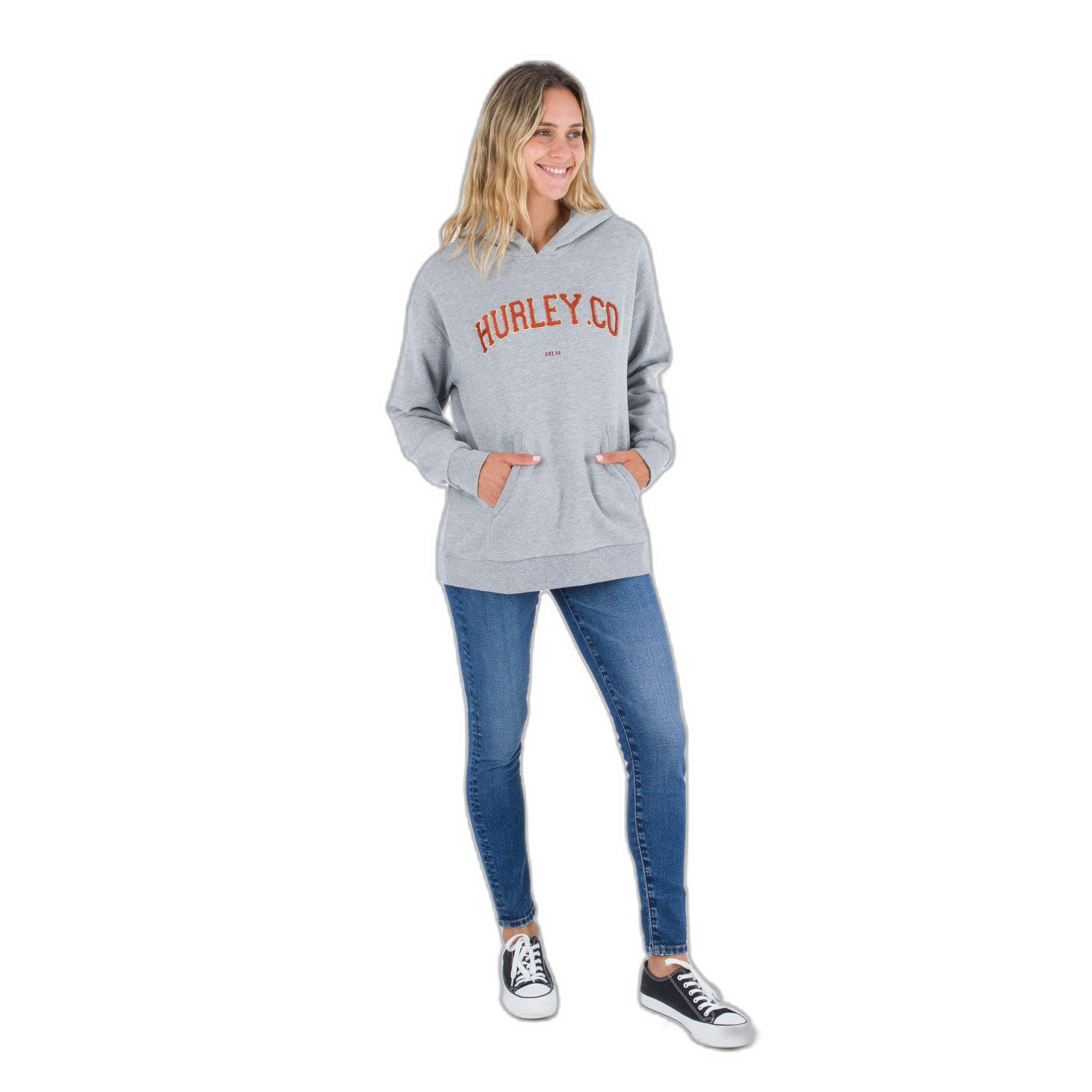 9353258326479 - Kapuzenpullover Damen Hurley Os University