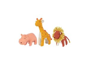 9353515036554 - OlliElla - Kuscheltier-Set HOLDIE FOLK - SAVANNAH ANIMALS 3-teilig