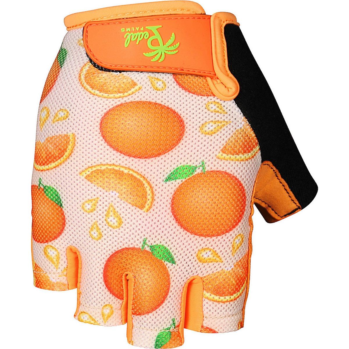 9356048007787 - Orange Crush Pedalhandschuhe mit Gelpolstern - Größe L Farbe Orange