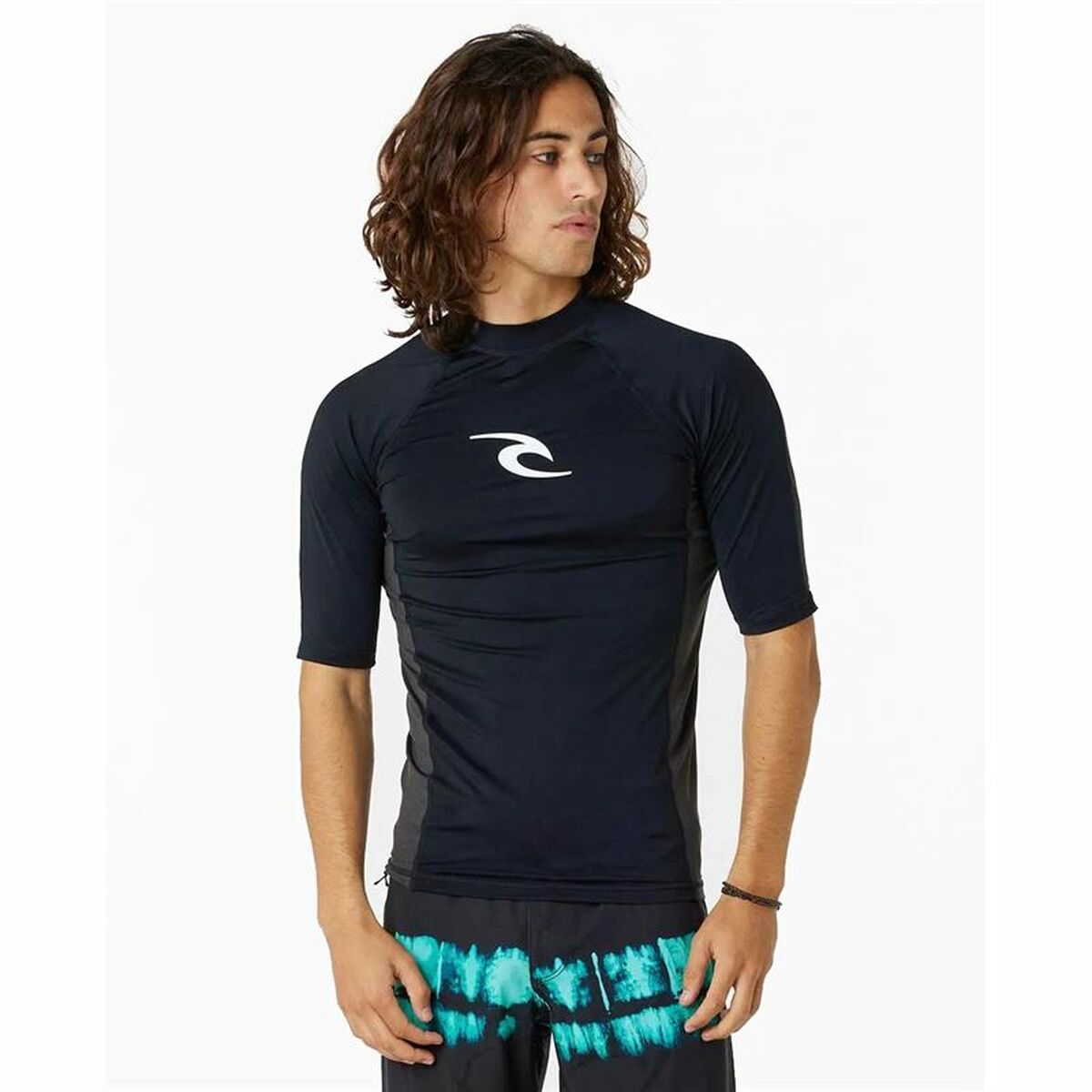 9359082556235 - Herren Kurzarm-T-Shirt Waves pf Schwarz 9359082556235 - Herren Kurzarm-T-Shirt Waves pf Schwarz
