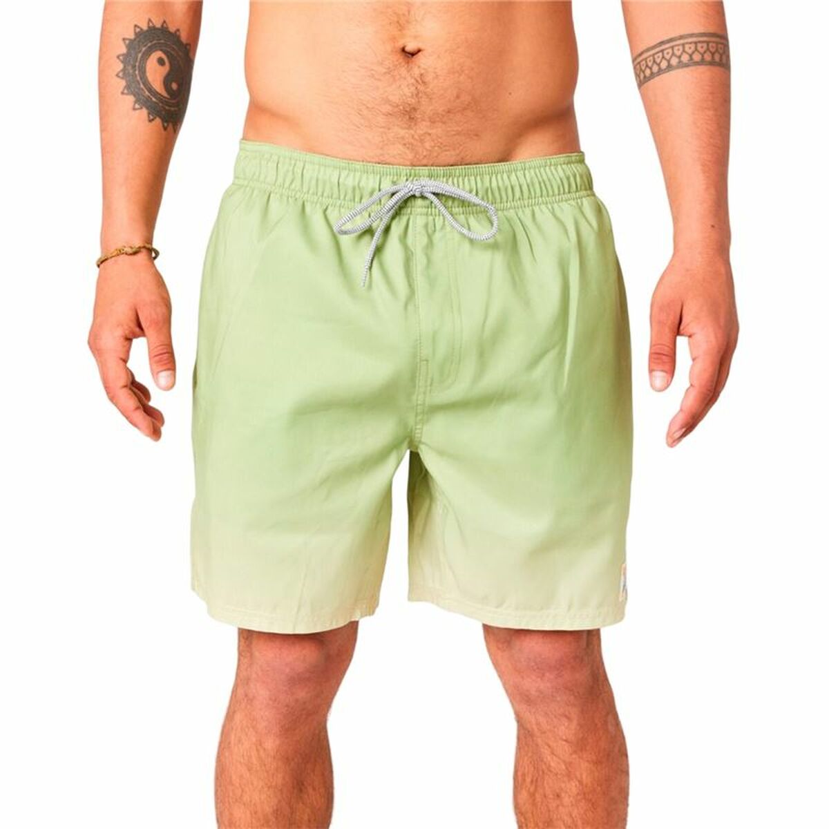 9359082705435 - Herren Badehose Alcion Volley Zitronengrün