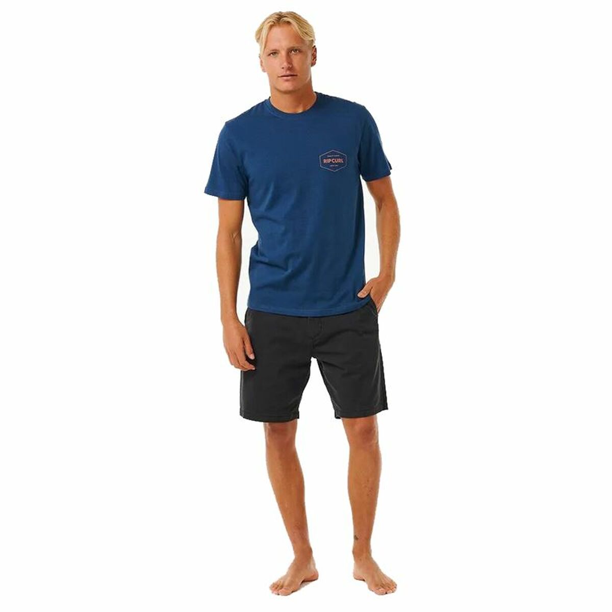 9359082718725 - Herren Kurzarm-T-Shirt Stapler Blau 9359082718725 - Herren Kurzarm-T-Shirt Stapler Blau