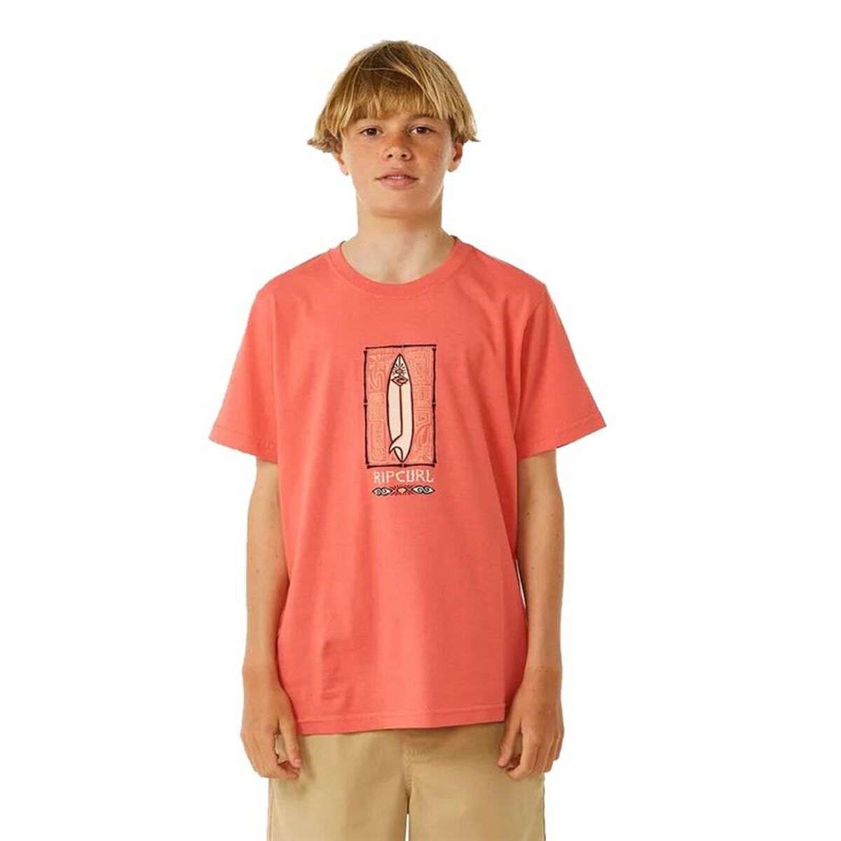 9359082760540 - Herren Kurzarm-T-Shirt Lost Island Orange 9359082760540 - Herren Kurzarm-T-Shirt Lost Island Orange