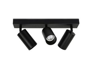 9363092320816 - Deckenleuchte Deckenleuchten Küche GU10 Wand-Lampe Lampe led Deckenstrahler 3-flammig Retro - Tolletour