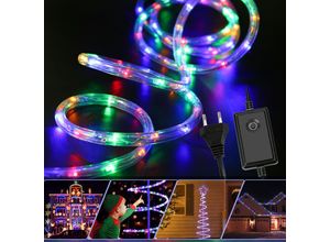 9363092326733 - Led Lichtschlauch 10m rgb für Aussen Innen Lichterschlauch Lichterkette Lichtband Partylicht Dekobeleuchtung Weihnachtsbeleuchtung - Tolletour