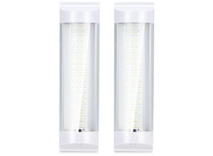 9363092339122 - 2X led Dach Lampe Innenraum Beleuchtung Auto Leuchte Leselampe Kofferraumbeleuchtung 12V dc Weiß - Tolletour