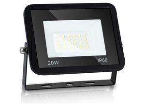 9363092341354 - Led Fluter Flutlicht Strahler Baustrahler Außenlampe IP65 Gartenstrahler Scheinwerfer 20W Warmweiß - Tolletour
