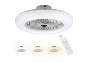 9363092432892 - Deckenventilator 80W Einstellbare Windgeschwindigkeit Leuchte  Ventilator getrennt schaltbar Dimmbar für Wohnzimmer Esszimmer Schlafzimmer - Vingo