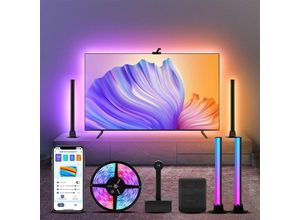 9371076446063 - Kinsi - led TV-HintergrundbeleuchtungSmart LED-Lightbar app RGBIC-Effekt 34m