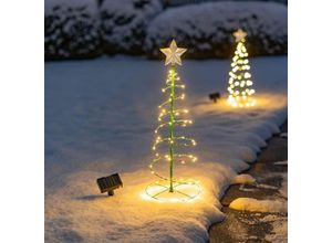 9377049988387 - Künstlicher Solar-Weihnachtsbaum Outdoor-Solar-Weihnachtsbaumdekoration Outdoor-Solar-Gartenlichter Outdoor-Solar-Weihnachtslichtgirlande