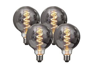 9377049990434 - Edison-Glühbirne 4 Stück E27 G95 4 w Vintage-LED-Glühbirne dekorative Lampe Retro-Glühlampen antike Glühbirne warmweiß für Restaurants 9377049990434 - Edison-Glühbirne 4 Stück E27 G95 4 w Vintage-LED-Glühbirne dekorative Lampe Retro-Glühlampen antike Glühbirne warmweiß für Restaurants