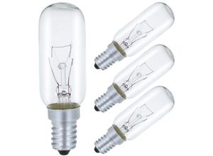 9377049992315 - Beijiyi - Glühbirne für Dunstabzugshaube E14 40 w T25 230 v Glühlampe warmweiß 2700 k dimmbar 4 Stück