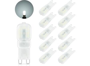 9381014535957 - G9-LED-Glühbirne 3 w entspricht 30 w Halogenlampe Kaltweiß 6000 k 300 lm Mini-LED-G9-Lampe flimmerfrei nicht dimmbar 360° Abstrahlwinkel für