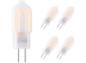 9381014535988 - G4-LED-Glühbirne 5er-Pack 15-W-äquivalente Halogen-Glühbirnen 2-W-G4-LED-Glühbirne sparsam für Haubenglühbirnen ac dc 12 v 130 lm 3000 k