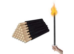 9383874903921 - Torches en Cire Torches de Jardin Torches en Cire Naturelle avec Poignée Extra Longue pour PâquesLot de 100 - Swanew