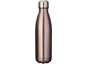 9394822532704 - 500ml Doppelwandige Edelstahl-Trinkflasche Thermoskanne Sportflasche Trinkwasserflasche Reisebecher Roségold Hasaki