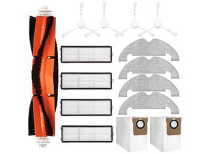 9396839115932 - Zubehörset Ersatzteile für Dreame D10 Plus RLS3D Roboterstaubsauger 1 Hauptbürste 4 Seitenbürsten 4 Filter 4 Wischtücher 2 Staubsaugerbeutel