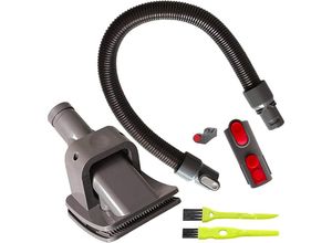 9396839116489 - Toolive - Katzen- und Hundehaarbürste für Dyson V11 V10 V8 V7 Staubsauger gegen Tierhaarausfall mit Adapter und Konverter + 2 Bürsten