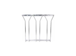 9399754006422 - 3 Reihen Weinglas Aufbewahrungsdraht Hängegitter Edelstahl Stemware Rack Halter unter Schrank 27CM