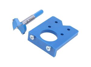 9399754027267 - Hinge Hole Opening Kit Hole Drill Tool Set Hinge Hole Drilling Jig And Bits Set Hinge Boring Jig Drill Guide High Precise 35mm Wood Furniture Door c