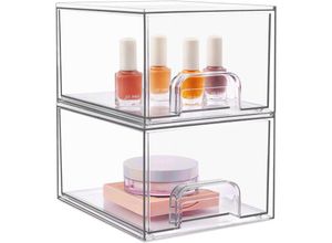 9399754032605 - Eting - 2 Stück Stapelbare Kosmetik Organizer Aufbewahrungsschubladen