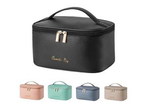 9399754089357 - Eting - City-Reisetasche tragbarer Kulturbeutel von Izer – Ant Travel Layer Make-up-Tasche mit Griff PU-Reisetasche für Frauen und Mädchen auf